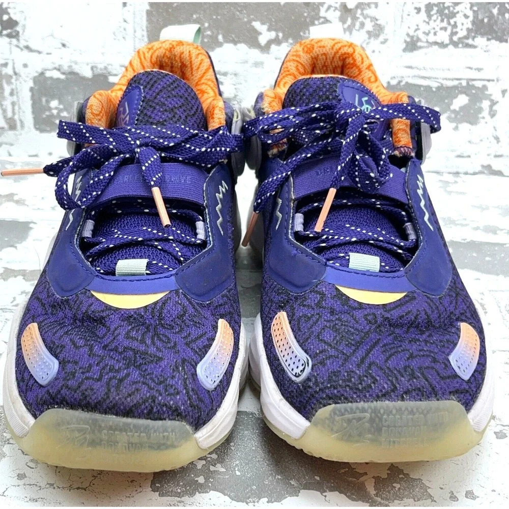 Adidas D.O.N Issue #3 Jazz Purple Yellow Donovan Mitchell‎ DON Sneaker Size 5.5